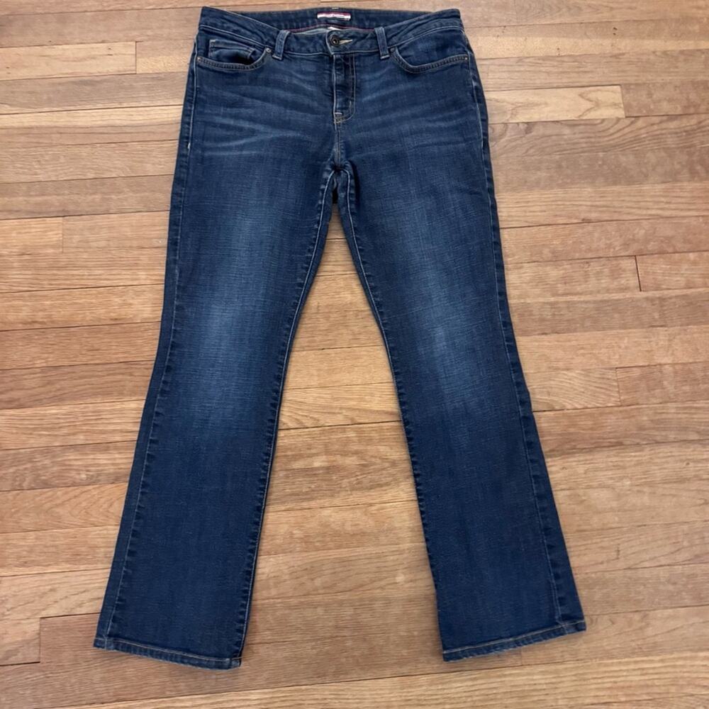 Tommy Hilfiger Women's Dark Wash Bootcut Jeans - Size 10R b85
